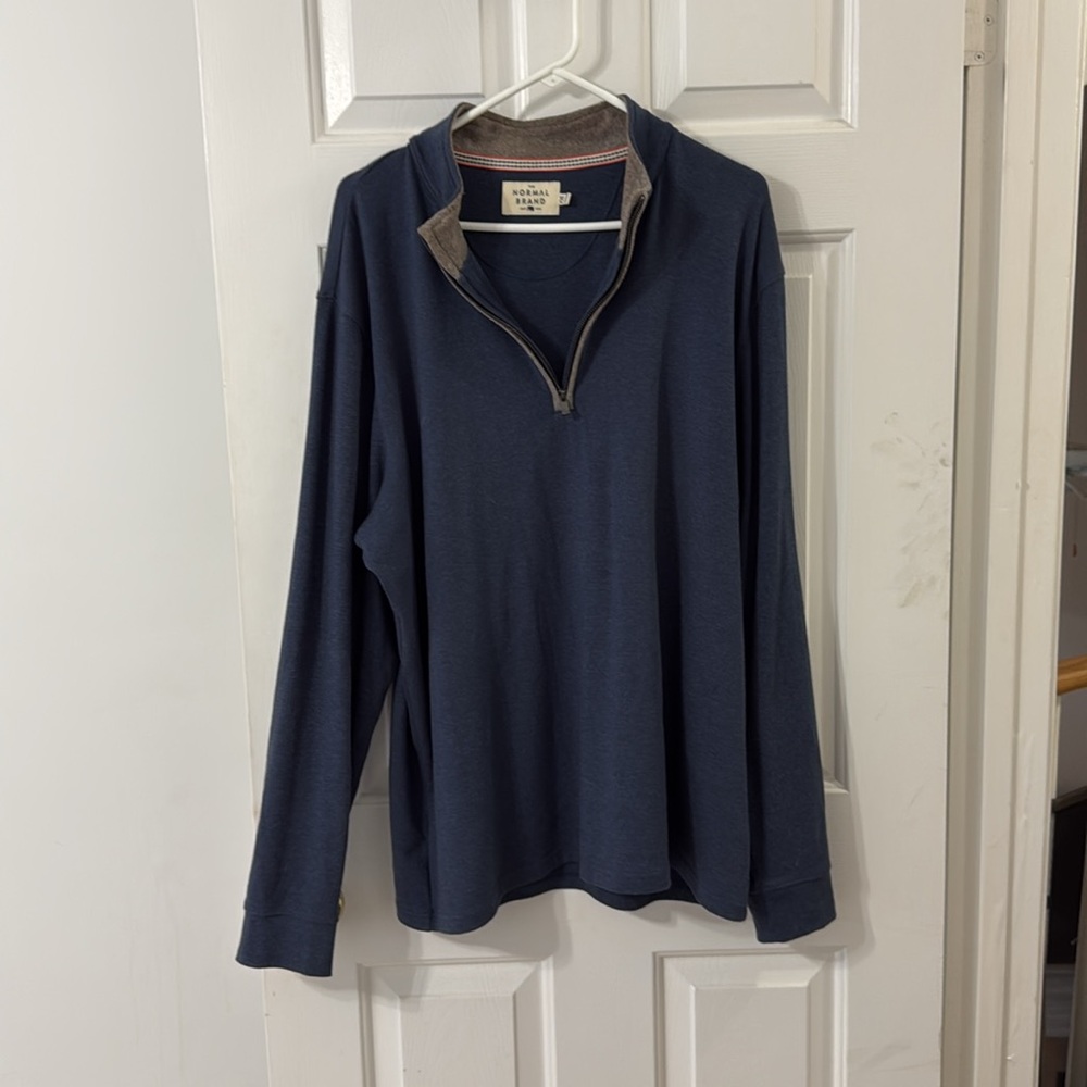 The Normal Brand Navy Pullover